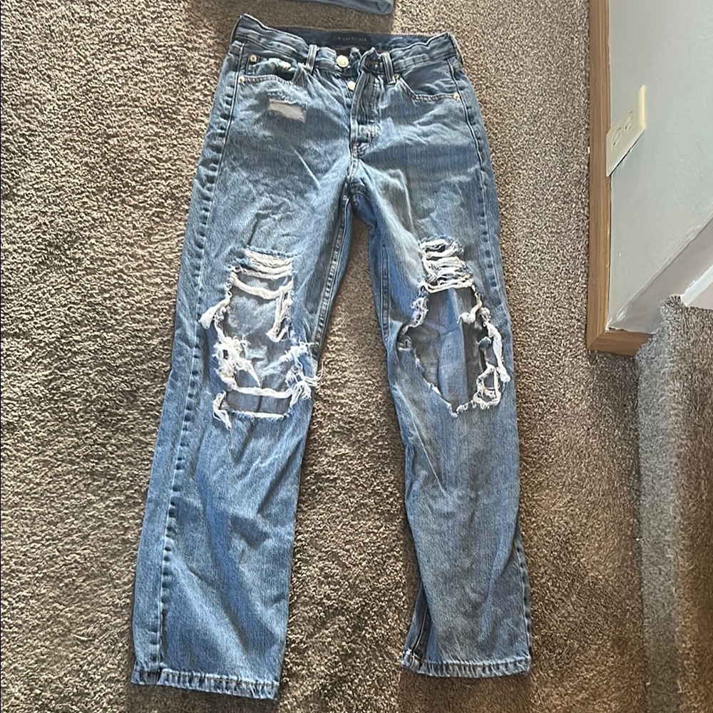 Aeropostale Distressed Blue Jeans